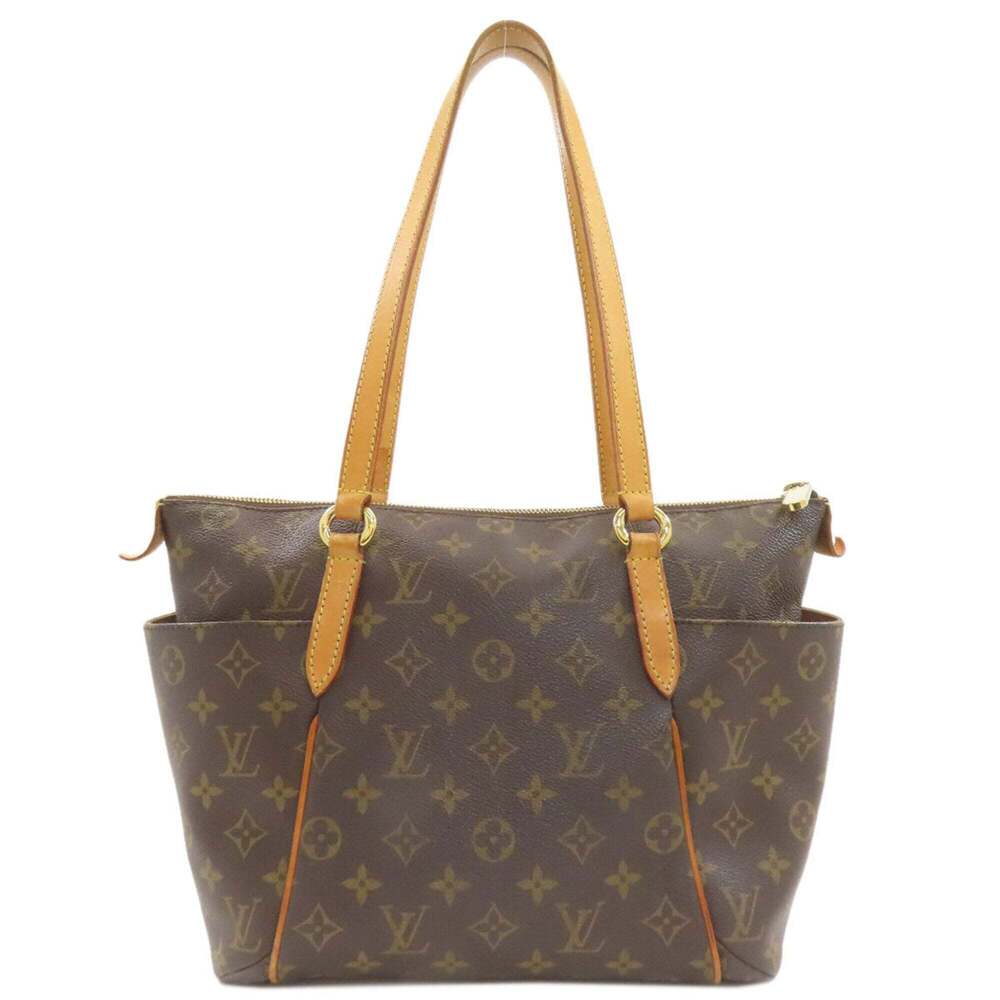 LOUIS VUITTON Authentic Brown Monogram Canvas Tote Bag - Picture 2 of 16